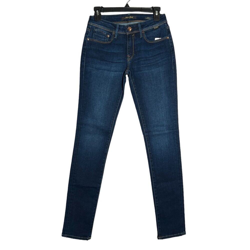 NEW MAVI GOLD ALEXA Mid Rise Skinny Jeans Dark Wash Denim Size 27 x 32 NWT